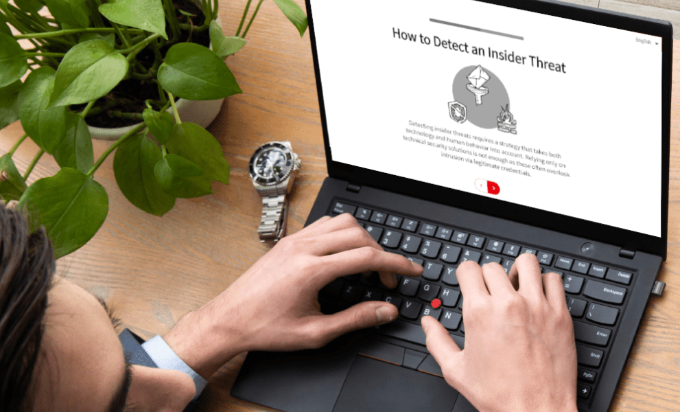 person using computer